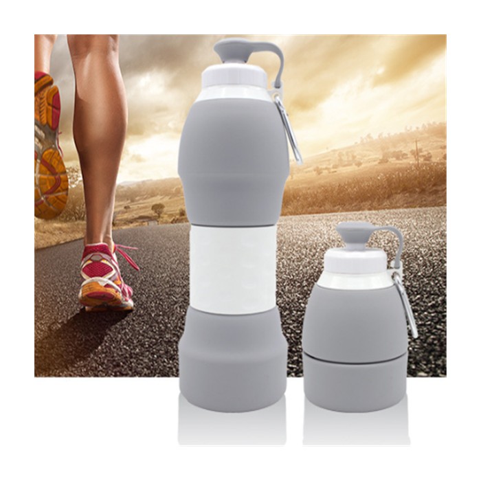 Silicone folding water bottle