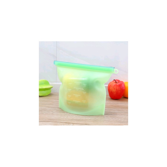 Silicone fresh-keeping bag vacuum sealed bag food storage bag refrigerator food fruit storage bag