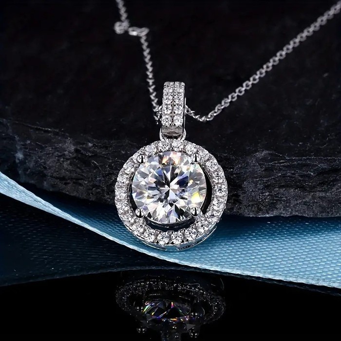 Simple Necklace Geometric Female Round Bag
