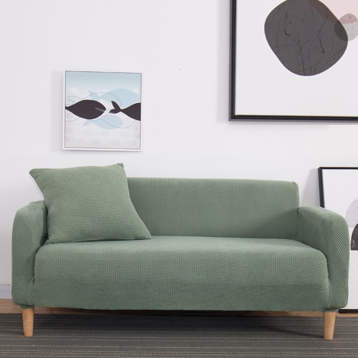 Single Double Three-seat Knitted Thickened Sofa Cover