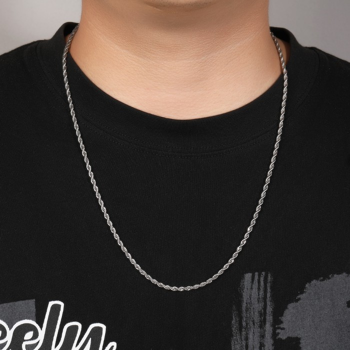 Stainless Steel Twisted Rope Chain - Minimalist Niche Design Bracelet For Men And Women