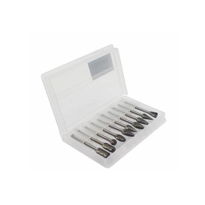 Steel Carbide Rotary Burr Set