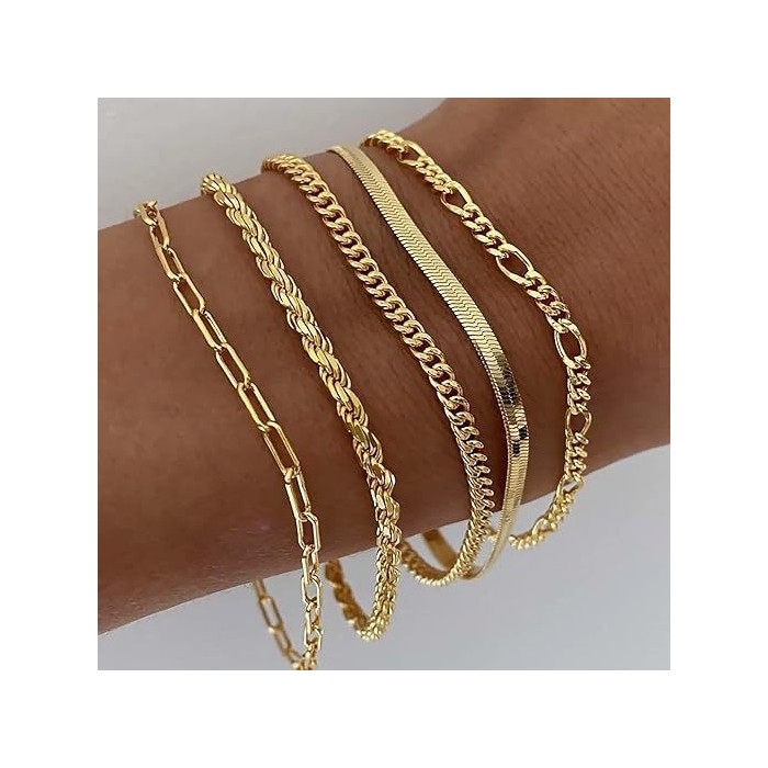 Women's Fashion Minimalist Style Bracelet Set