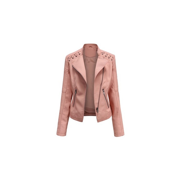 Women's Leather Jackets Women's Short Jackets Slim Thin Leather Jackets Ladies Motorcycle Suits