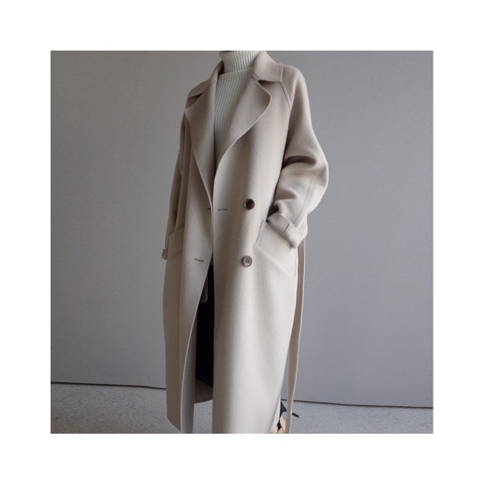 Womens Lapel Cashmere coat