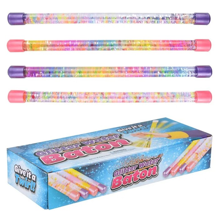 Colorful & Glitter Stocking Water Baton Kids Wand