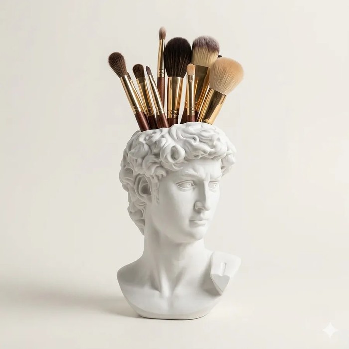 David Head Pen Holder | Aesthetic Desk Decor Gift