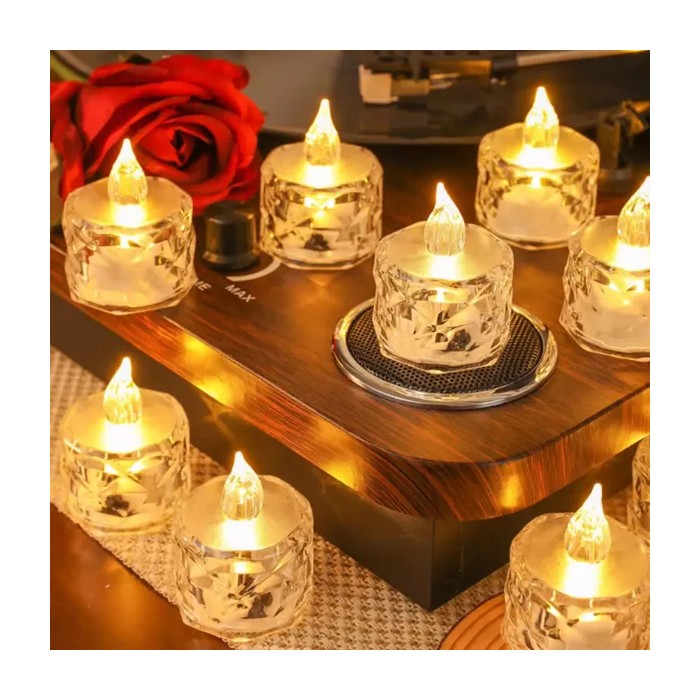 Flameless Crystal LED Candles
