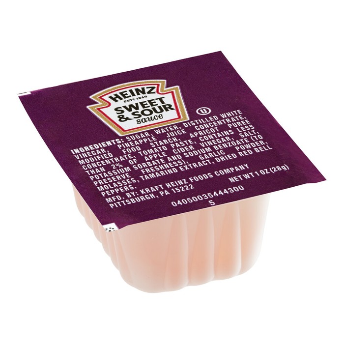 Heinz 1 fl. oz. Sweet and Sour Sauce Portion Cups - 100/Case