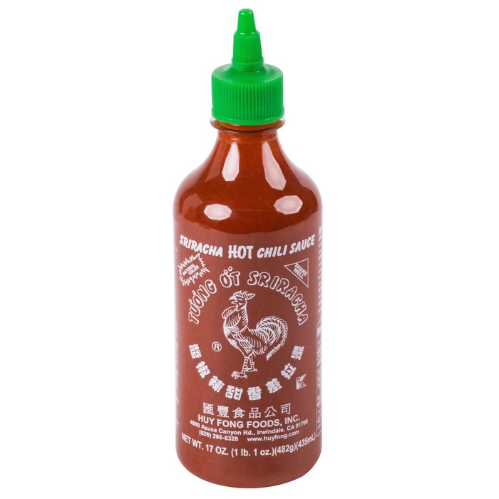 Huy Fong 17 fl. oz. Sriracha Hot Chili Sauce - 12/Case