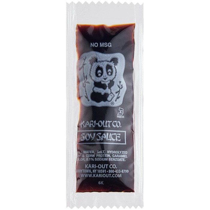 Kari-Out Company Soy Sauce 8 Gram Portion Packet