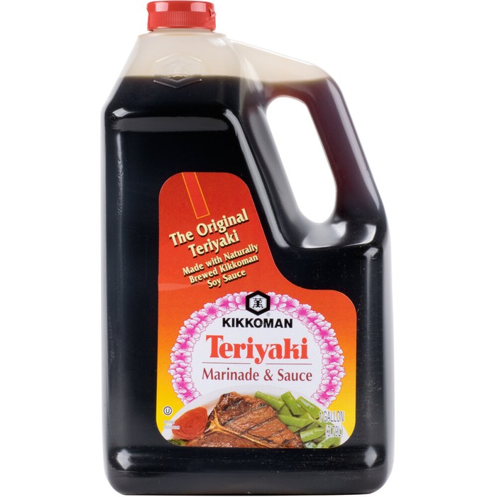 Kikkoman Teriyaki Marinade and Sauce 1 Gallons - 4/Case