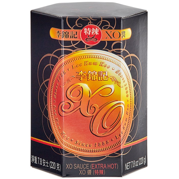 Lee Kum Kee Seafood XO Sauce Extra Hot 7.8 fl. oz. - 12/Case
