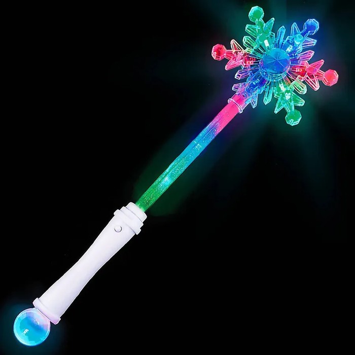 Light-Up Snowflake Kids Toy Wand- Assorted