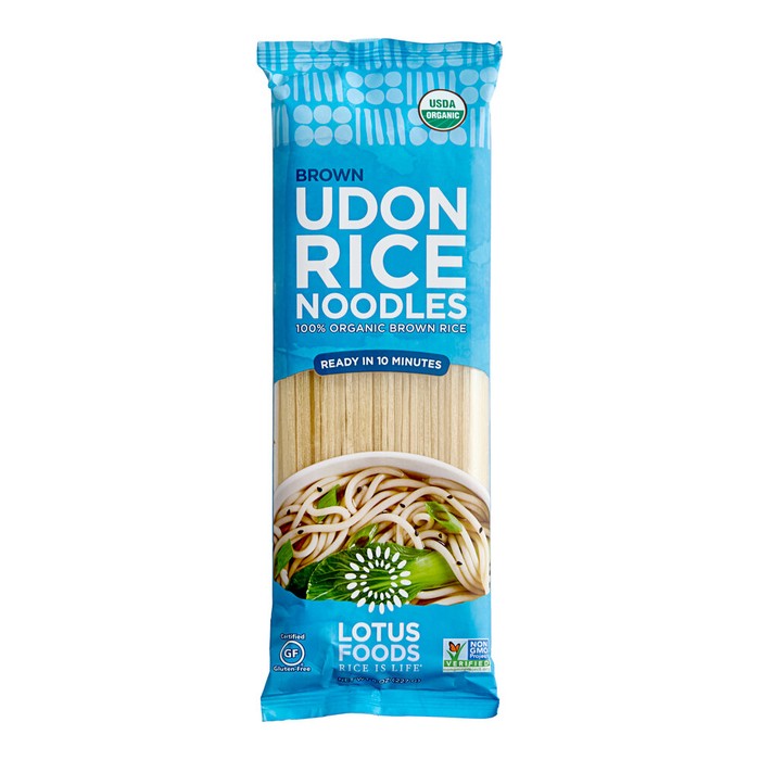 Lotus Foods Organic Brown Udon Rice Noodles 8 oz.