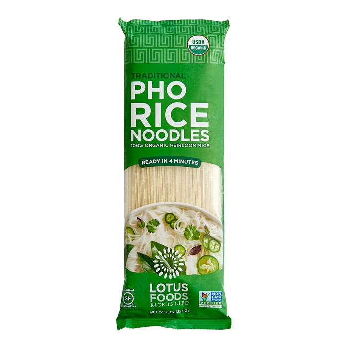 Lotus Foods Organic Traditional Pho Rice Noodles 8 oz.