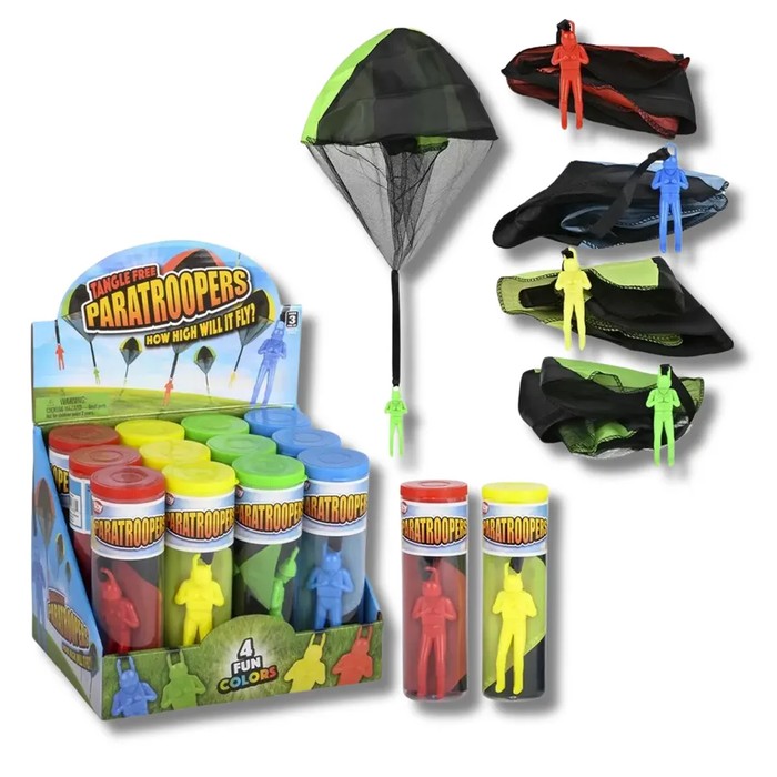 Mini Flying Parachute Funny Kids Toy- Assorted