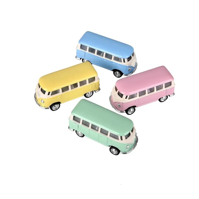 Mini Pull Back Bus Play Kids Toy- Assorted