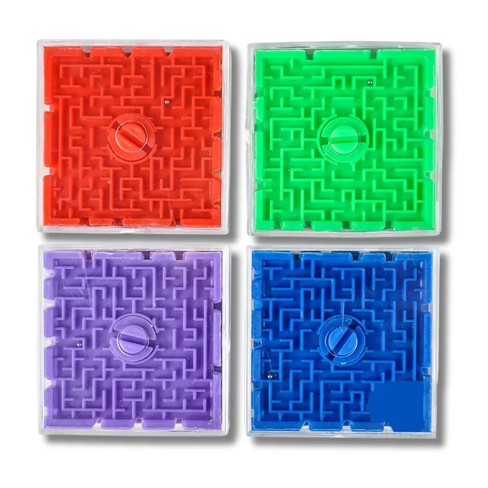 Pin Ball Cube Brain Game Kids Toy- Assorted