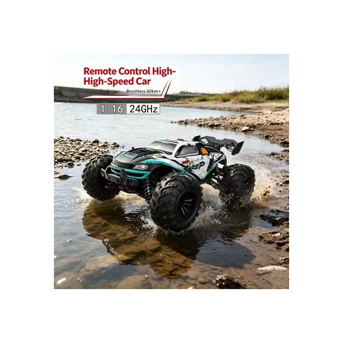 Suchiyu 16101PRO 1/16 Full Proportional Brushless 4WD RC Monster Truck High Speed Competitive All Terrain Off-Road Hobby Model