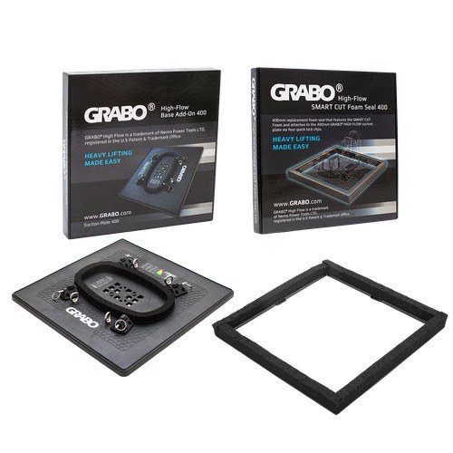 Grabo Highflow Plate 400 And Smart Cut Seal Kit, Vacuum Lifter, 242 Lb