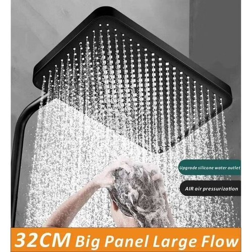 14 Inch High Pressure Water Saving Rainfall Shower Head Panel